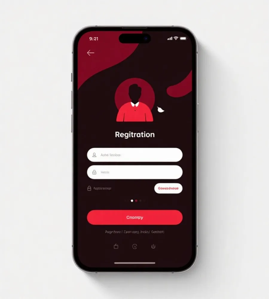 官方注册流程示意图