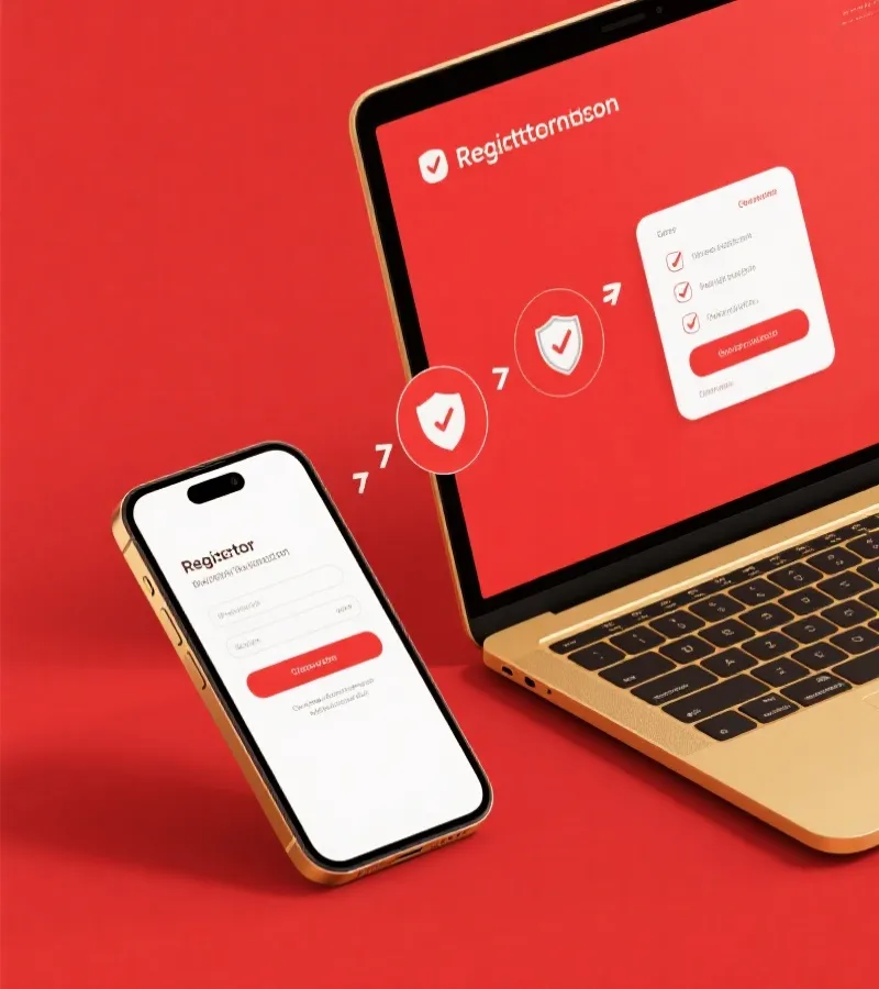 极速赛车注册流程图示