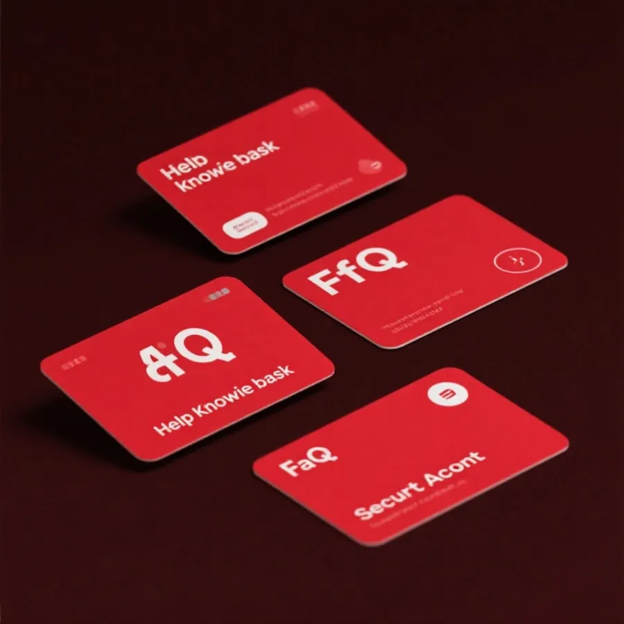 常见问题与帮助说明示意图